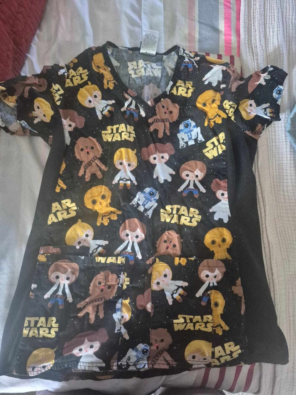 EUC Star Wars Scrub Top